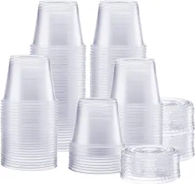 Rikkel Corp. 744110985627 Comfy Package 5.5 Oz. - 200 Count Clear Disposable Plastic Portion Cups