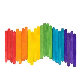 Cp-wps-ac-200 Rikkel Corp. 200 Count 4.5 Inch Colored Popsicle Sticks For Crafts - Multi-purpose