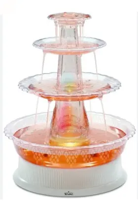 Bf250 Rival New Dazzle 2.5 Gallon Light Up Color Change Beverage Fountain Sparkling