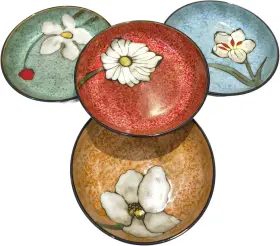 Yumw-2 Rockgoldbug Ceramic Deep Plates For Kitchen 8.5 In - 8.5inch Red Blue Pink Green