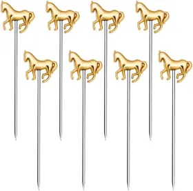 Rr00000238 Rr-ruoshui Rrruo Horse Cocktail Reusable Picks Martini Fruit Toothpicks For Appetizer