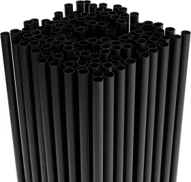 Rupert And Jeoffrey #039 S Trading Co. 810022882788 7.75 Plastic Straws 500 Count Disposable - Made For Standard 16oz