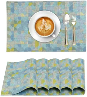 Zt-plmt-2024 Ruvanti Placemats 100% Cotton 13x19 Inch - 6 Pack Quarterly