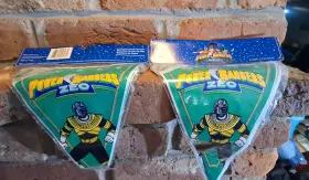 Saban Paper Art 073525057934 Zeo Power Rangers Mighty Morphin Party Flag Banner Lot 2 Sealed 1996 Vtg 1