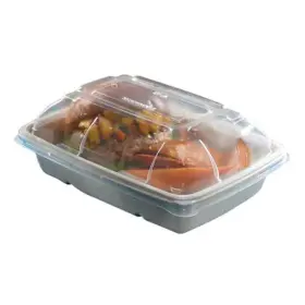 51601f300pp Sabert Clear Dome Lid For 20/30 Ounce Container - 300 / Cs