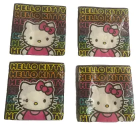 Sanrio 013051312664 Hello Kitty Cocktail Beverage Party Fun 2ply Paper Napkins Amscan 4 Packs