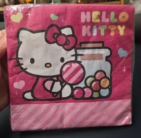 4797094 Sanrio Hello Kitty Sweet 2012 16 2ply Designers Luncheon Napkins Pink