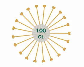 Sansnow 780317426051 New Sansow Bamboo Picks For Home/office/outdoor Party100 Counts Cute Disposable Sansnow 780317426051 New Sansow Bamboo Picks For Home/office/outdoor Party100 Counts Cute Disposable