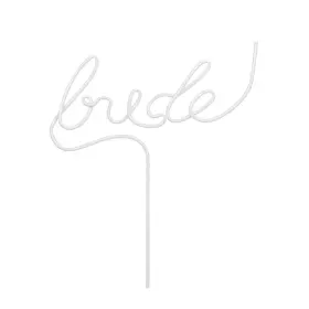 G2532 Santa Barbara Design Studio Straw -bride-wht Celebration Plastic