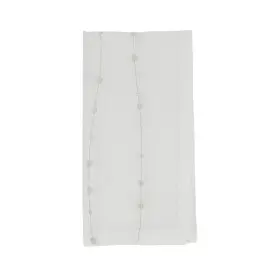 Saro Lifestyle 789323271143 Cristaux Collection Embroidered Design Napkins Set Of 4 20 Inch Silver