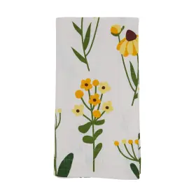 Saro Lifestyle 789323374912 Daisy Floral Design Table Napkins Set Of 4
