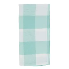 Saro Lifestyle 789323400246 Collection Buffalo Plaid Cotton Blend Table Napkins Set Of 4 20 Inch Green