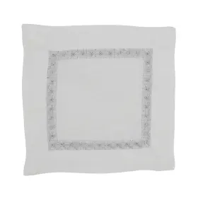 Saro Lifestyle 789323406996 Embroidered Border Cocktail Napkins Set Of 4