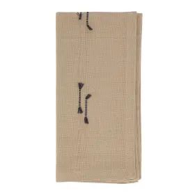 Saro Lifestyle 789323421869 Fringe Line Table Napkins Set Of 4
