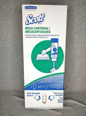Kcc98908 Scott 98908-40 Mega Cartridge 1-ply Napkins White 6 Packs Kcc98908 Scott 98908-40 Mega Cartridge 1-ply Napkins White 6 Packs