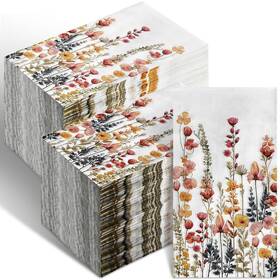 Seajan Gra-seajan-32430 200 Pcs Paper Guest Napkins Disposable Hand 15.8 X 13 Inches Fresh