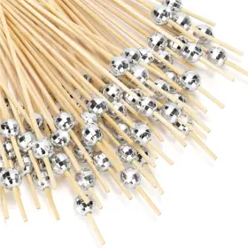 Seansda 658361861541 200 Pcs Disco Ball Cocktail Picks Decorative Toothpicks Appetizers Party