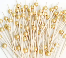 Seansda 663580754574 200pcs Cocktail Picks Fancy Toothpicks For Appetizers Decorative Skewers