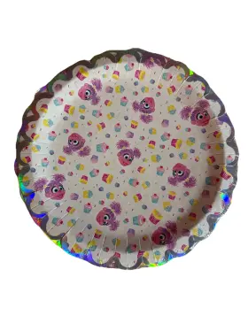 Puz6152 Sesame Street Abby Cadabby 10.5 Inch Plates