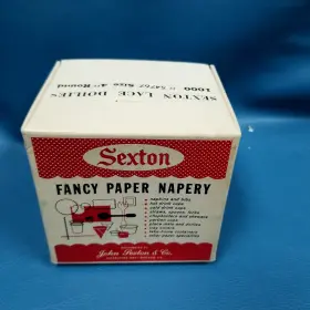 54767 Sexton Vintage Fancy Paper Doilies 4 Inch Round Open Box Decor #54767