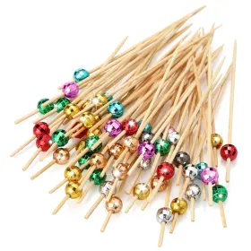 Ae-sieral-4511 Sieral 200 Pcs Disco Ball Cocktail Picks 4.7 Inch Colorful Decor Toothpic