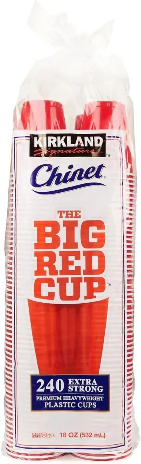 277354 Signature Chinet The Big Cup Red 18 Oz 240 Count