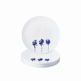 Silver Spoons 816696014616 Painted Design Plastic Salad Plates For Party 10 Pc Heavy Duty Disposable D