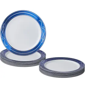 Silver Spoons 816696014913 Elegant Disposable Plates For Party - 10 Piece Heavy Duty Desser