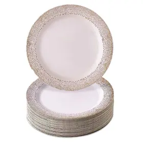 Silver Spoons 816696018508 Disposable Plates For Party - 20 Piece Heavy Duty Dinner Set 7.5 Inch Silver Spoons 816696018508 Disposable Plates For Party - 20 Piece Heavy Duty Dinner Set 7.5 Inch