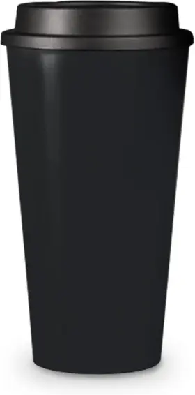 Synchkg121521 Simply Green Solutions - Reusable Coffee Cups With 1 Count Pack Of Black