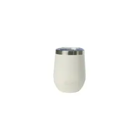 Sip Sea 197718359473 Antigua 12oz Stainless Steel Wine Tumbler 12 Ounces White Sand