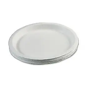 7350-00-899-3056 Skilcraft 614759030562 Paper Plate 9 Inch 3/4 Deep