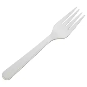 7340-01-564-1888 Skilcraft Cutlery Fork Biobased Tan 803t40