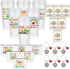 Skylety-fj9q342h4 Skylety 24 Pcs Teacher Appreciation Gift Valentines Day 16 Oz Multicolor