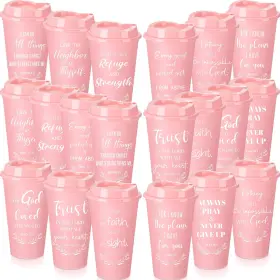 Yun-skylety-2830 Skylety 40 Pack Christian Gifts For Men Women 6.3 X 3.6 2.3 Inches Pink
