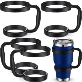 Yun-skylety-2855 Skylety 4 Pcs Tumbler Approx. Inches/ 10.2 Cm In Top Diameter Black