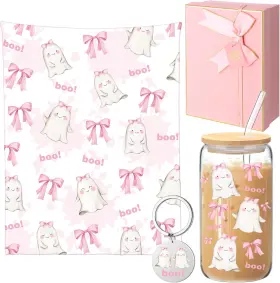 Yun-skylety-4001 Skylety Summer Halloween Boo About 5.91 X 2.95 Inches/ 15 7.5 Cm Pink