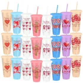 Yun-skylety-5679 Skylety 24 Pcs Christian 6.81 X 3.86 Inches Multiple Colors