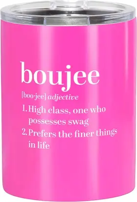 10-04220-108 Slant Collections Stainless Steel Insulated Drink Cup 12-ounce Boujee