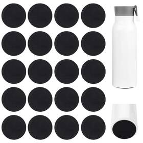 Sliverdew Txd-dx-a0117-2572 20 Pack Rubber Bottoms For Sublimation Tumblers Protective Non 56mm Black