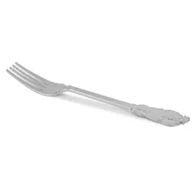 Smarty Had A Party 810049101374 7955-sbq-case Shiny Baroque Silver Plastic Forks 600