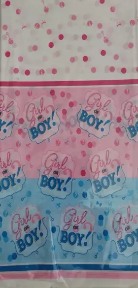 011277 So Nice Gender Revel Table Cover Decoration Unisex Adult Tablecloth Baby Showers Party