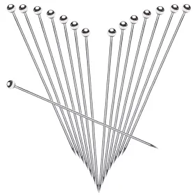 Sogewo 652507189360 6 Inch Stainless Steel Cocktail Picks Reusable Metal Toothpick Martini Toothpic
