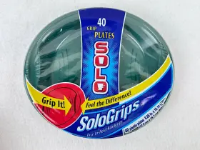 10.010 Solo 041165022193 Grips Plates - 40 Oval Green 8.85 Inch X New