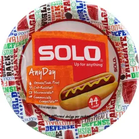 Solo 705353232268 8 3/4 All Occasion Paper Plates 44 Count
