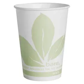 R9bb-jd110 Solo Disp Cold Cup 9 Oz White/green Pk2000
