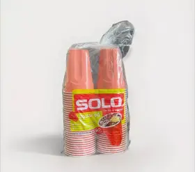 Sq1830 Solo Plastic Red/blue Everyday Disposable Party Cups 18oz Color Assorted