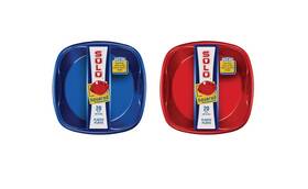 Solo Sqp920 12-pack Everyday Square Plastic Plates