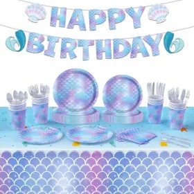 Sondeng 652569367812 Mermaid Birthday Decorations Party