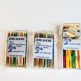 07318340 Soodhalter Pic-a-pic 375 Plastic Party Pics Picks Appetizer Bar Toothpicks